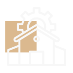 The icon-6-1.png image, a minimal beige hospital icon ideal for ODM or OEM projects, is partly obscured on the right by a white rectangle.