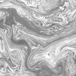 Black and white abstract marble texture with swirling, wavy patterns and fluid lines throughout the image.