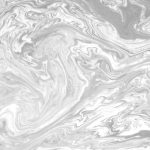 Gray and white marble-like abstract pattern with swirling, fluid lines and various shades of gray throughout the image.