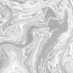 Gray and white marble-like abstract pattern with swirling, wavy lines and fluid shapes throughout the image.