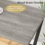 X Shaped Leg Computer Desk, Light Grey Oak 60 Inch_03