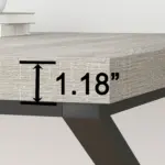 Long Computer Desk, Rustic Brown Oak_06