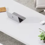 Y Shaped Leg Computer Desk, White Oak 55 Inch_06