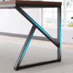 Long Computer Desk, Walnut_08