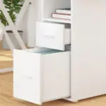 2 Person Desk with Storage Cabinet, White Oak_07