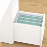 2 Person Desk with Storage Cabinet, White Oak_08