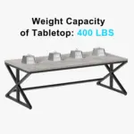 70.86 Inch Computer Desk, Light Grey Oak_10