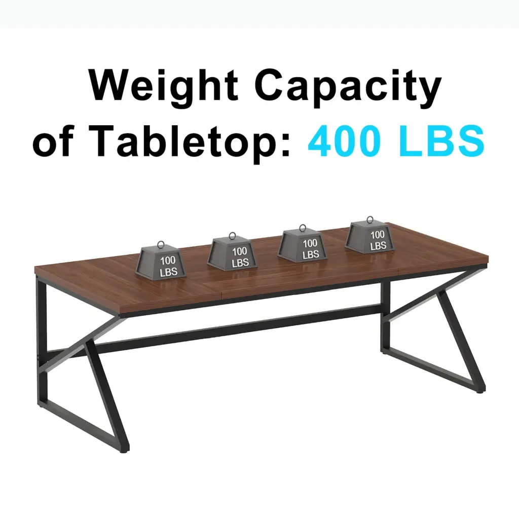 Long Computer Desk, Walnut_11