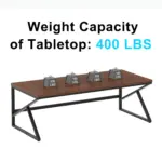 Long Computer Desk, Walnut_11