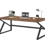 Long Computer Desk, White Oak_11
