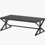 70.86 Inch Computer Desk, Black Oak _11