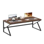 Long Computer Desk, Walnut_12