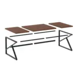Long Computer Desk, Walnut_13