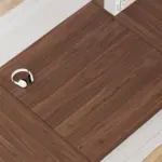 Long Computer Desk, Walnut_14