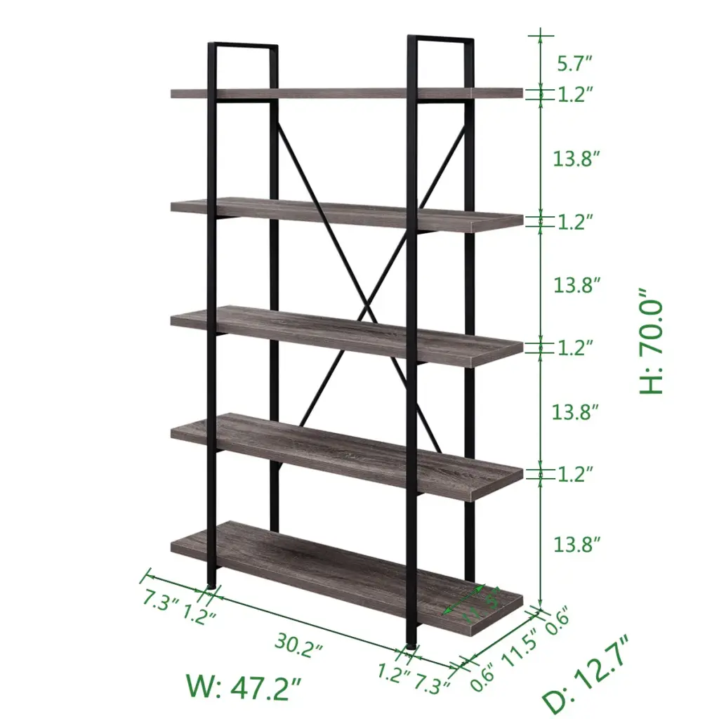 5 Tier Bookcase_03