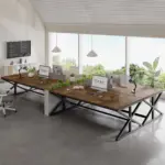 70.86 Inch Computer Desk, Rustic Brown _04