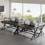60 Inch Computer Desk, Black Oak _05