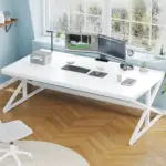 70.86 Inch Computer Desk, White Oak_05