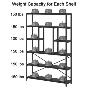 Tier Bookshelf, Black Oak