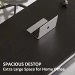 60 Inch Computer Desk, Black Oak _08