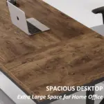 70.86 Inch Computer Desk, Rustic Brown _08