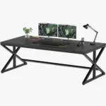 70.86 Inch Computer Desk, Black Oak _09