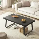 Minimalist Coffee Table, Black Oak, 39 Inch_01