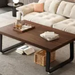 MMinimalist Coffee Table, Walnut, 39 Inch_01