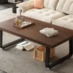Minimalist Coffee Table, Walnut, 47 Inch_01