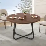 Walnut Round Kitchen Table