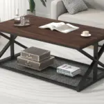 Coffee Table with Storage, Walnut, 47 Inch_02