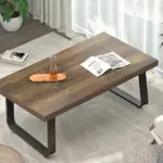 Minimalist Coffee Table, Rustic Oak, 47 Inch_02