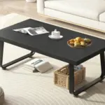 Minimalist Coffee Table, Black Oak, 47 Inch_01