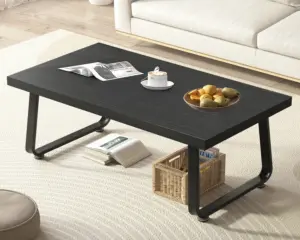 Minimalist Coffee Table, Black Oak, 47 Inch_01