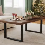 Industrial Coffee Table, Walnut, 47 Inch_02