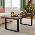 Industrial Coffee Table, Walnut, 39 Inch_02
