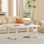 Minimalist Coffee Table, White Oak, 39 Inch_03