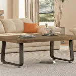 Minimalist Coffee Table, Rustic Oak, 47 Inch_03