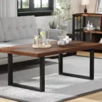 Industrial Coffee Table, Walnut, 47 Inch_03
