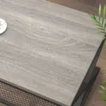 X Shaped Leg 2 Tier Coffee Table, Light Grey Oak, 47 Inch_04