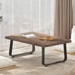 Minimalist Coffee Table, Rustic Brown, 39 Inch_03