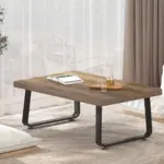 Minimalist Coffee Table, Rustic Oak, 39 Inch_04