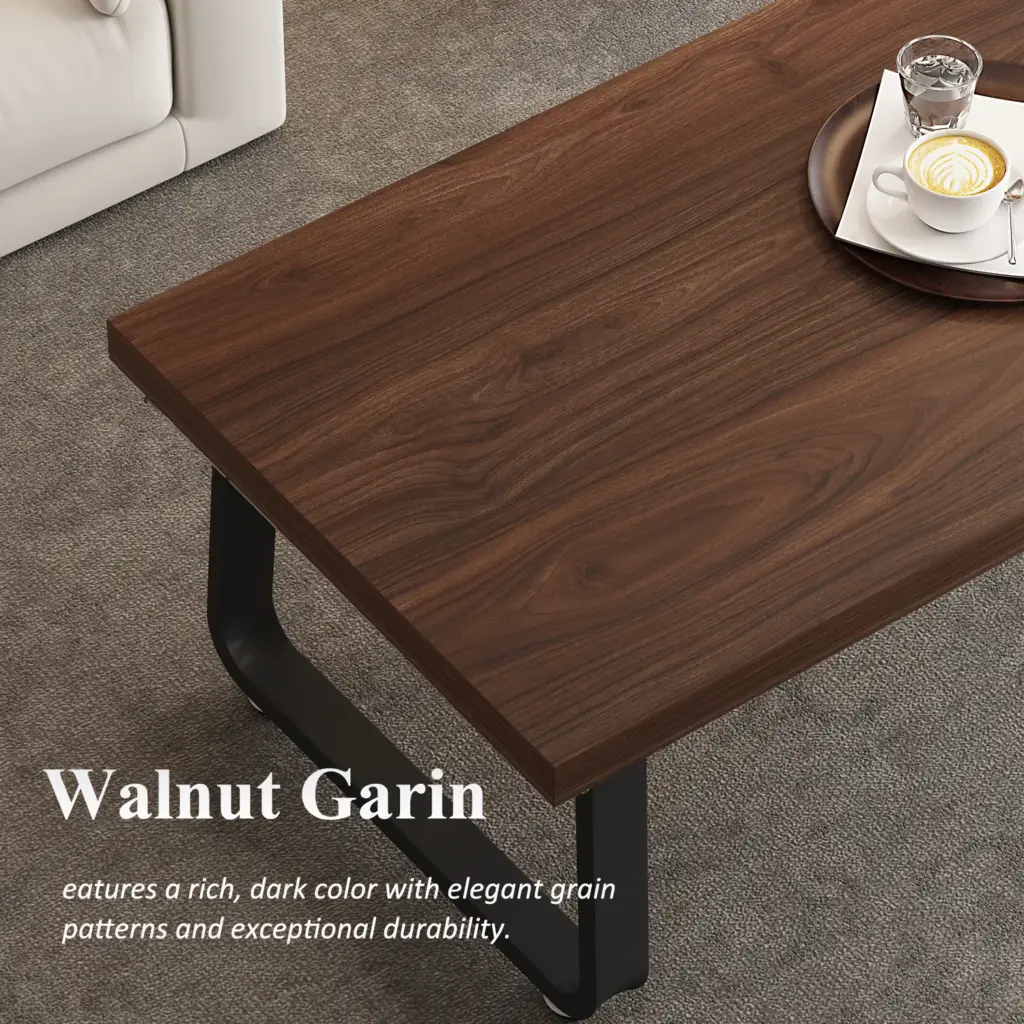 Minimalist Coffee Table, Walnut, 47 Inch_04