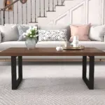 Industrial Coffee Table, Walnut, 47 Inch_04