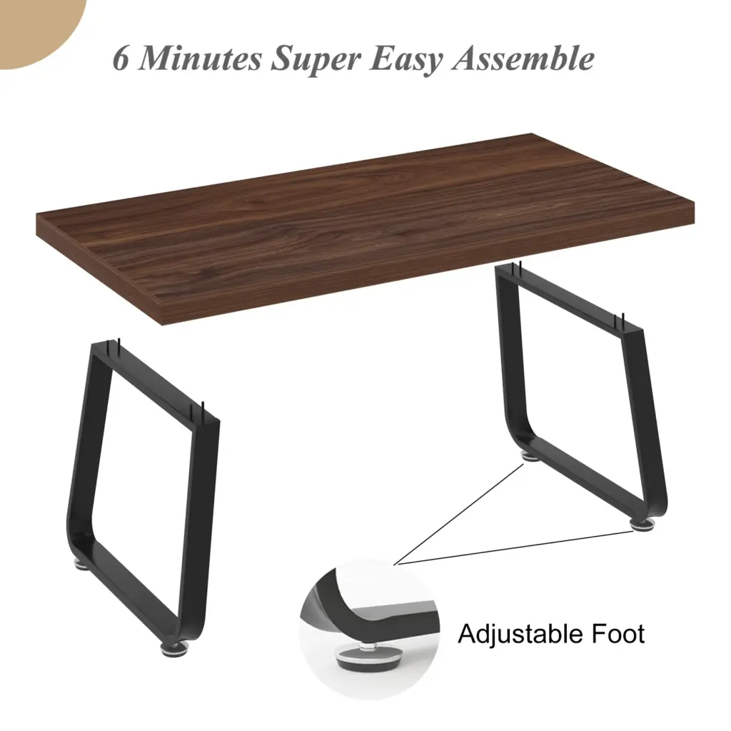 MMinimalist Coffee Table, Walnut, 39 Inch_05