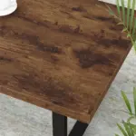 Industrial Coffee Table, Rustic Brown, 39 Inch_05