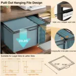 Mobile Lateral File Cabinet with Drawer_06