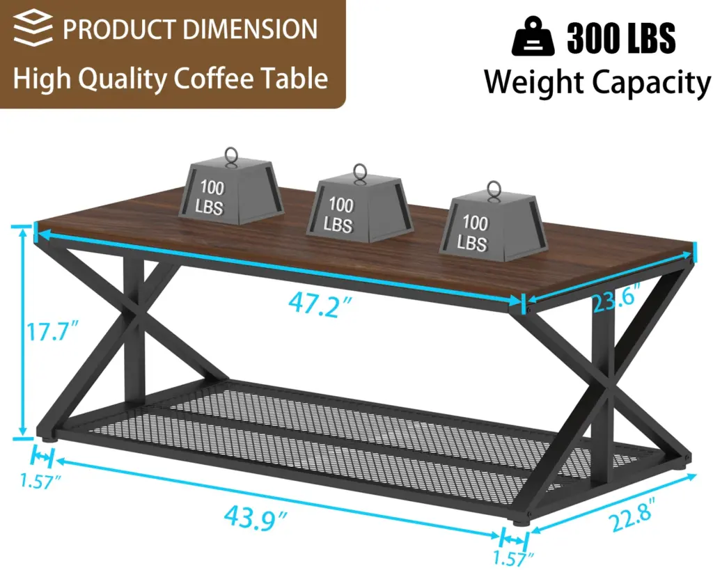 Coffee Table with Storage, Walnut, 47 Inch_06