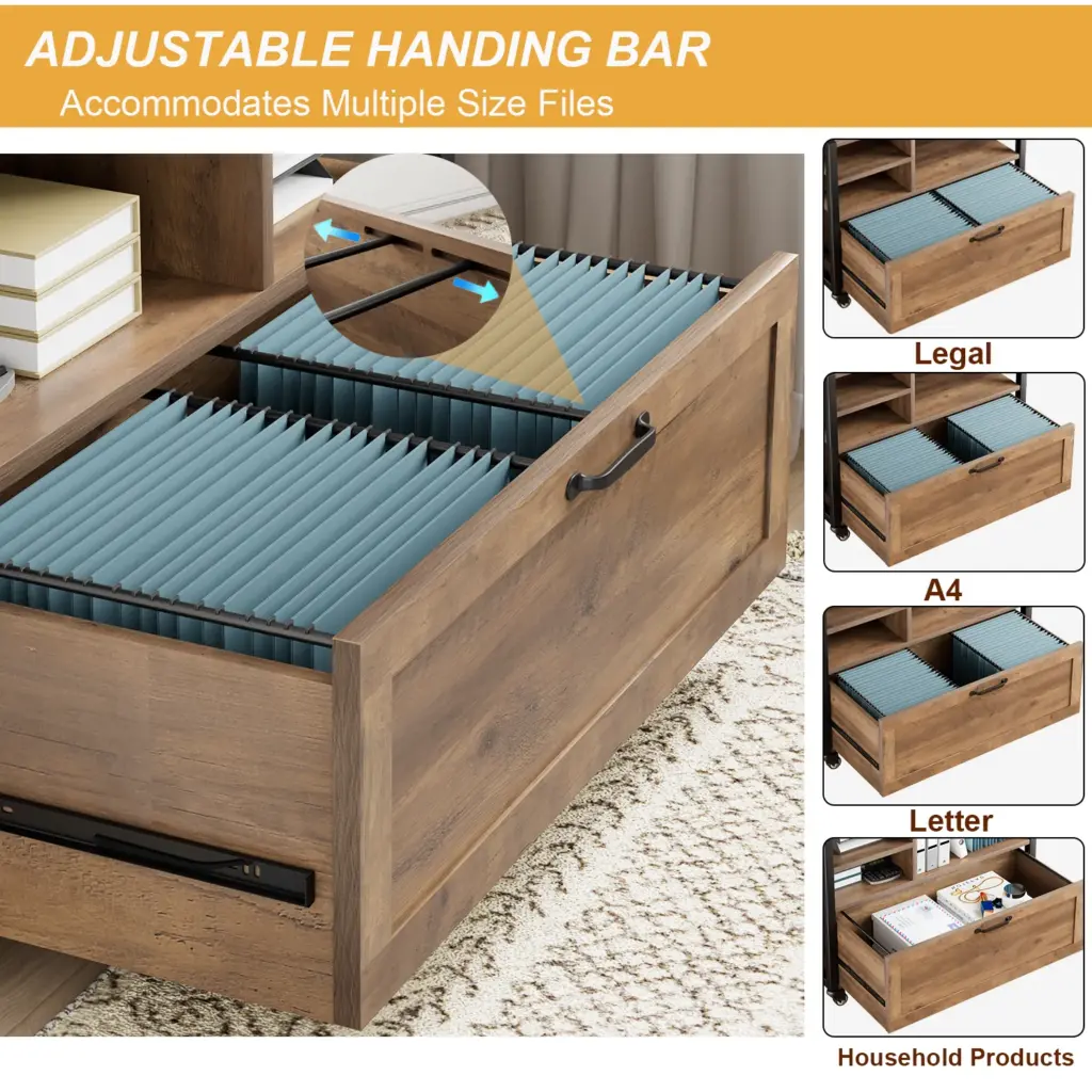 Mobile Lateral File Cabinet with Drawer_07