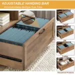 Mobile Lateral File Cabinet with Drawer_07